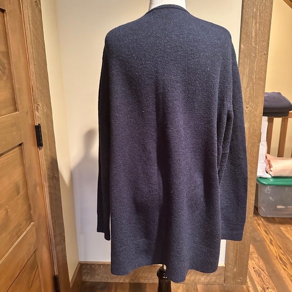 Madewell Kent Cardigan Long Line Open Front Alpaca Blend XL - Picture 4 of 7
